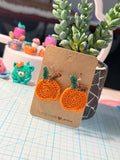 Pumpkin earrings