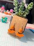 Witch hat Halloween earrings